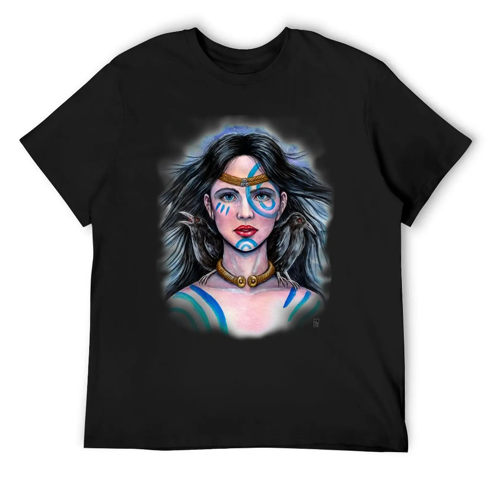 The Morrigan T-Shirt oversized t shirt summer tops cotton graphic tees men clothings