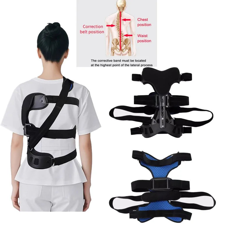 

Adjustable Scoliosis Posture Corrector Adult Health Support Brace Posture Corrector Scoliosis for Back Postoperative Recovery
