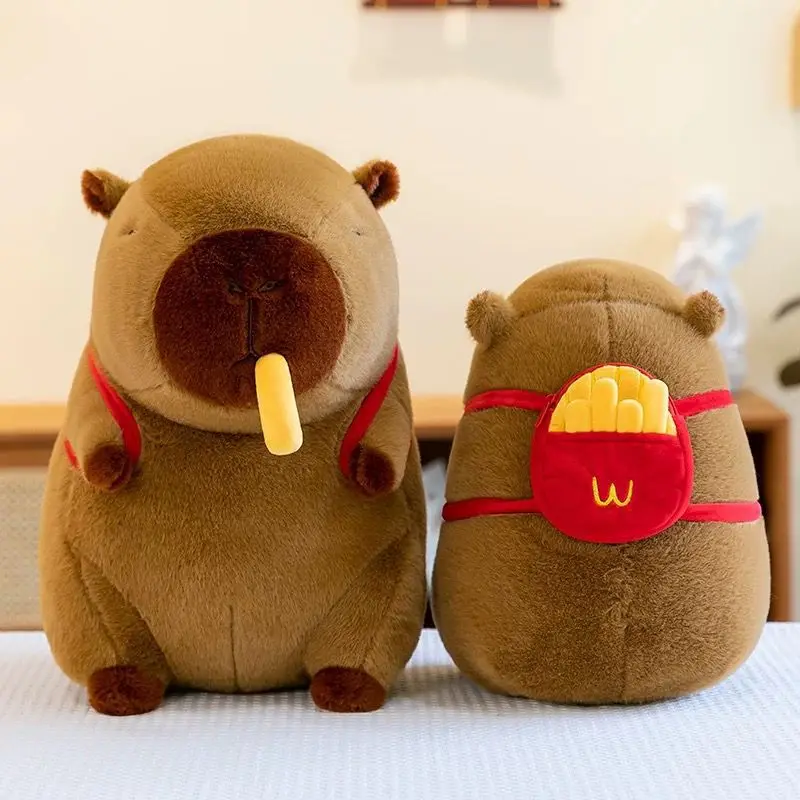 30cm Capybara Plush Simulation Capibara Anime Fluffty Toy Kawaii Plushie Cute Doll Stuffed Animals Soft Doll Plush Gift Kid Toys
