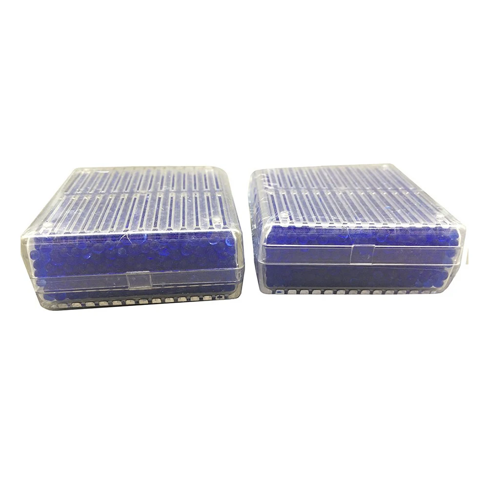 

2pcs Reusable Silica Gel Moisture Absorb Box For Wardrobe Clothes Camera Bag Humid Days Blue Desiccant Dehumidifier