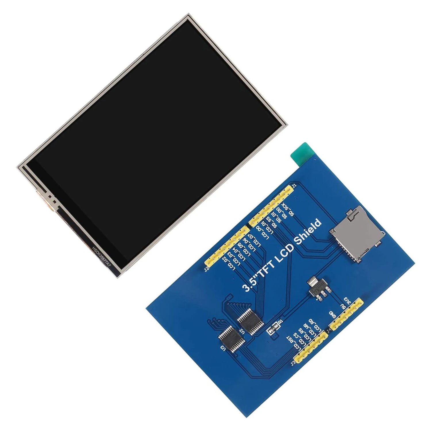 3.5Inch IPS TFT LCD Display Touch Digitizer Module with SD Card Socket PCB Compatible for Arduino Mega2560 Raspberry Pi