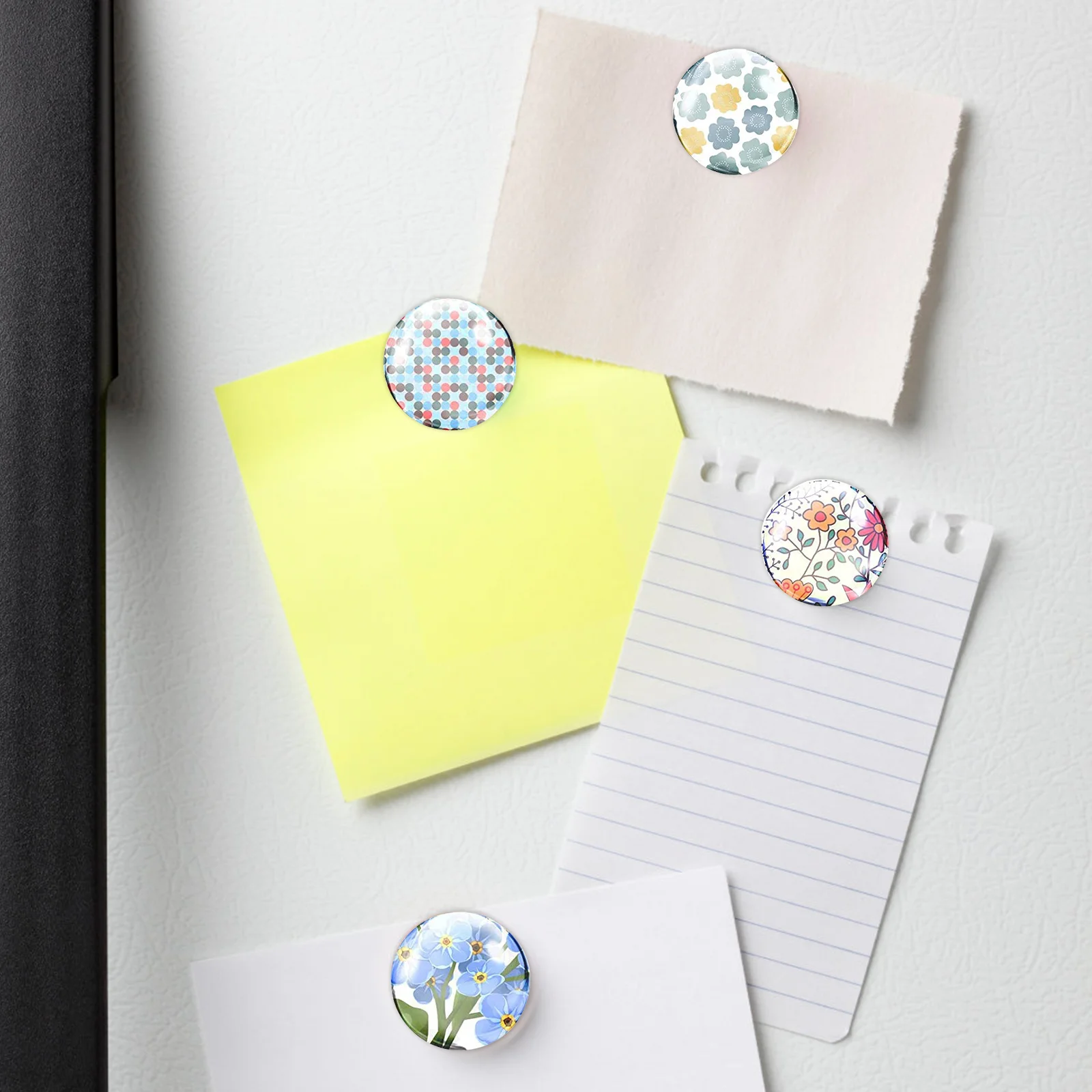 

1 set Fridge Magnet 2 5x2 5cm Glass Cabochons Custom Magnets for Refrigerator DIY Supplies Strong Magnetic Adhesive Transparent
