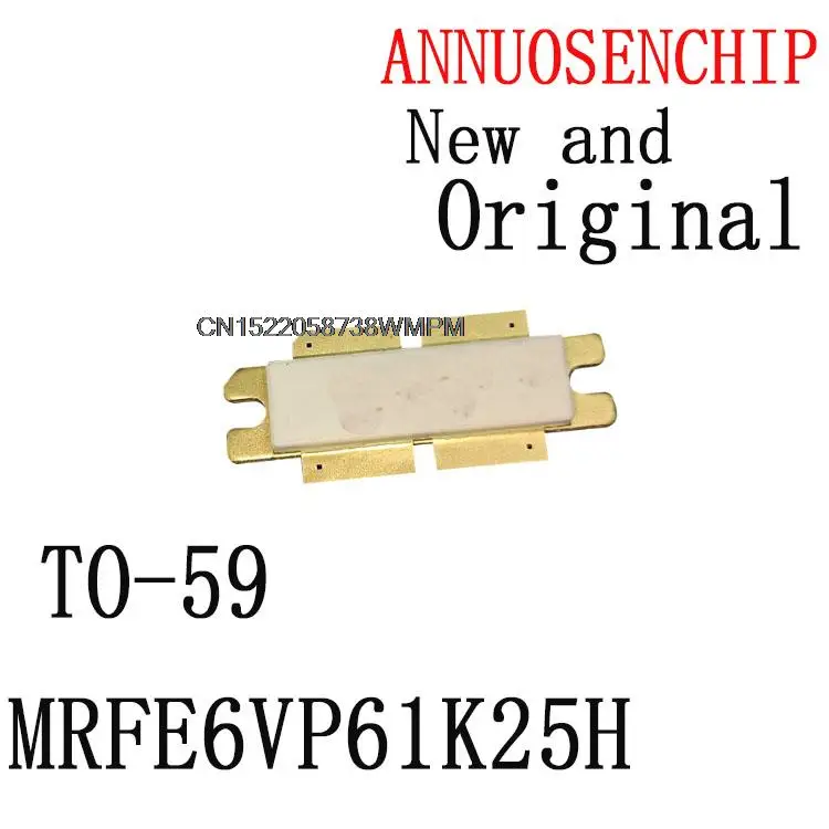  1PCS RF POWER LDMOS TRANSISTORS TO-59 1.8-600MHz 1250W 50V WIDEBAND 600MHz MRFE6VP61K25H