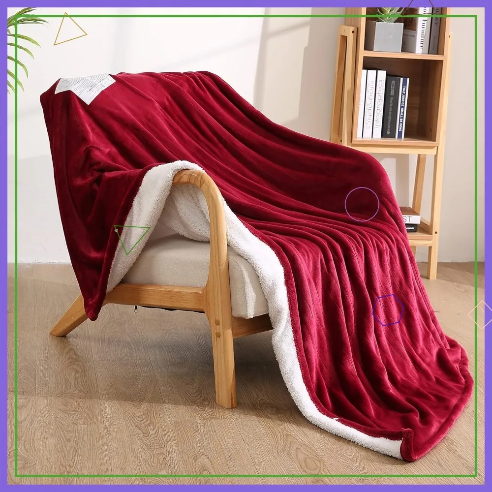 

Electric Heated Throw Blanket 50" x 60", Soft Flannel with 4 Heating Levels & Auto Off, Machine Washable for Home Office