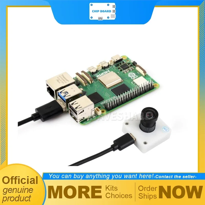 AeroPartsWaveshare IMX577 USB Camera Version A, Twelve Megapixel Resolution, One Hundred Thirteen Degree Field Of View,