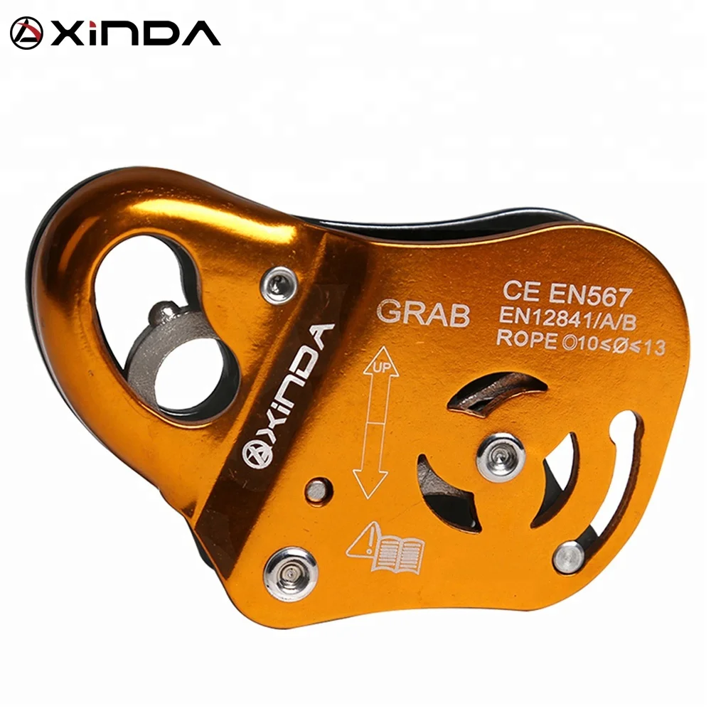 

XINDA aluminium climbing rope grab for rescue climbing working at height