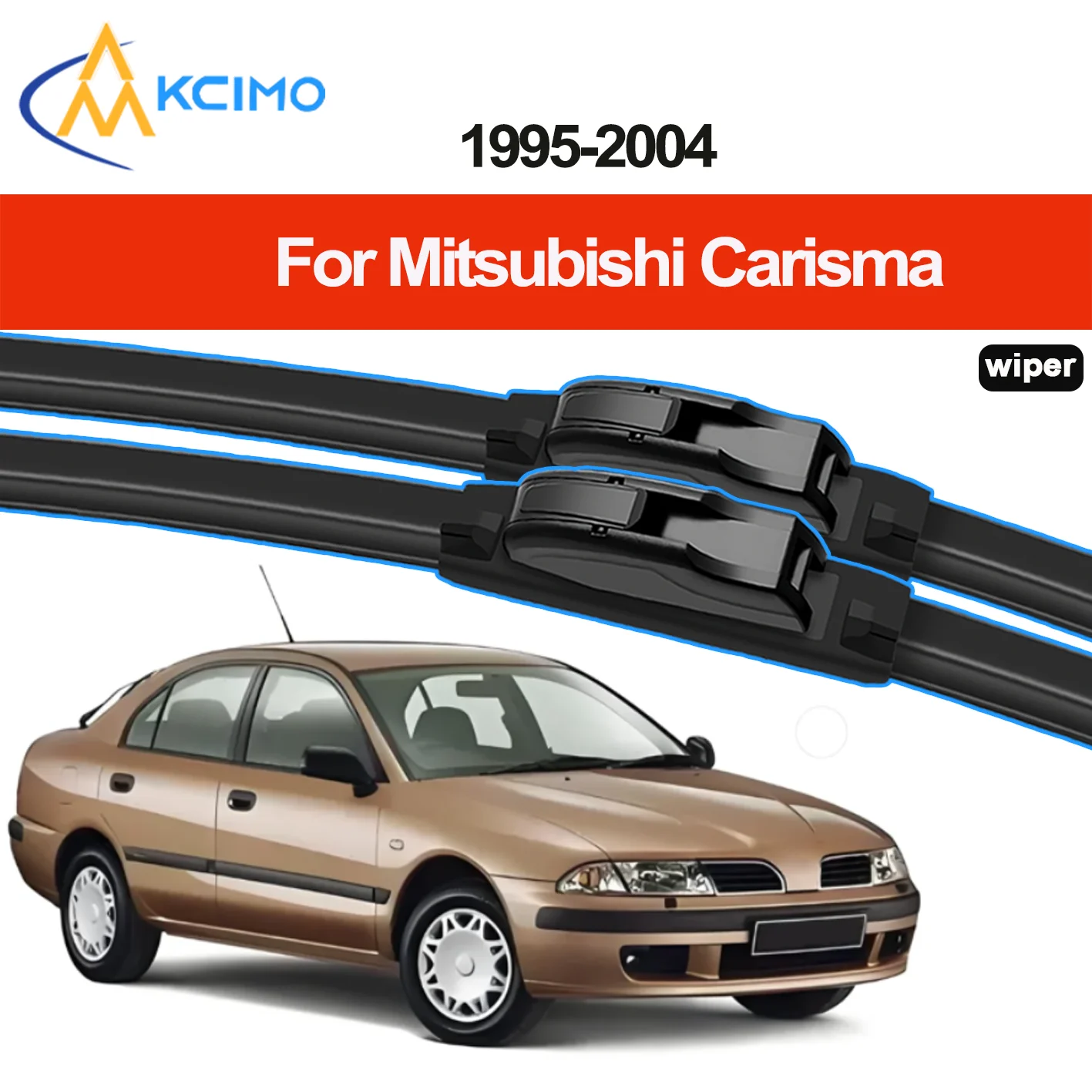 

KCIMO 2PCS New Wiper Blades for Mitsubishi Carisma 1995-2004 Front Windshield Auto Wipers Blade Accessories 2004 2003 2002 2001