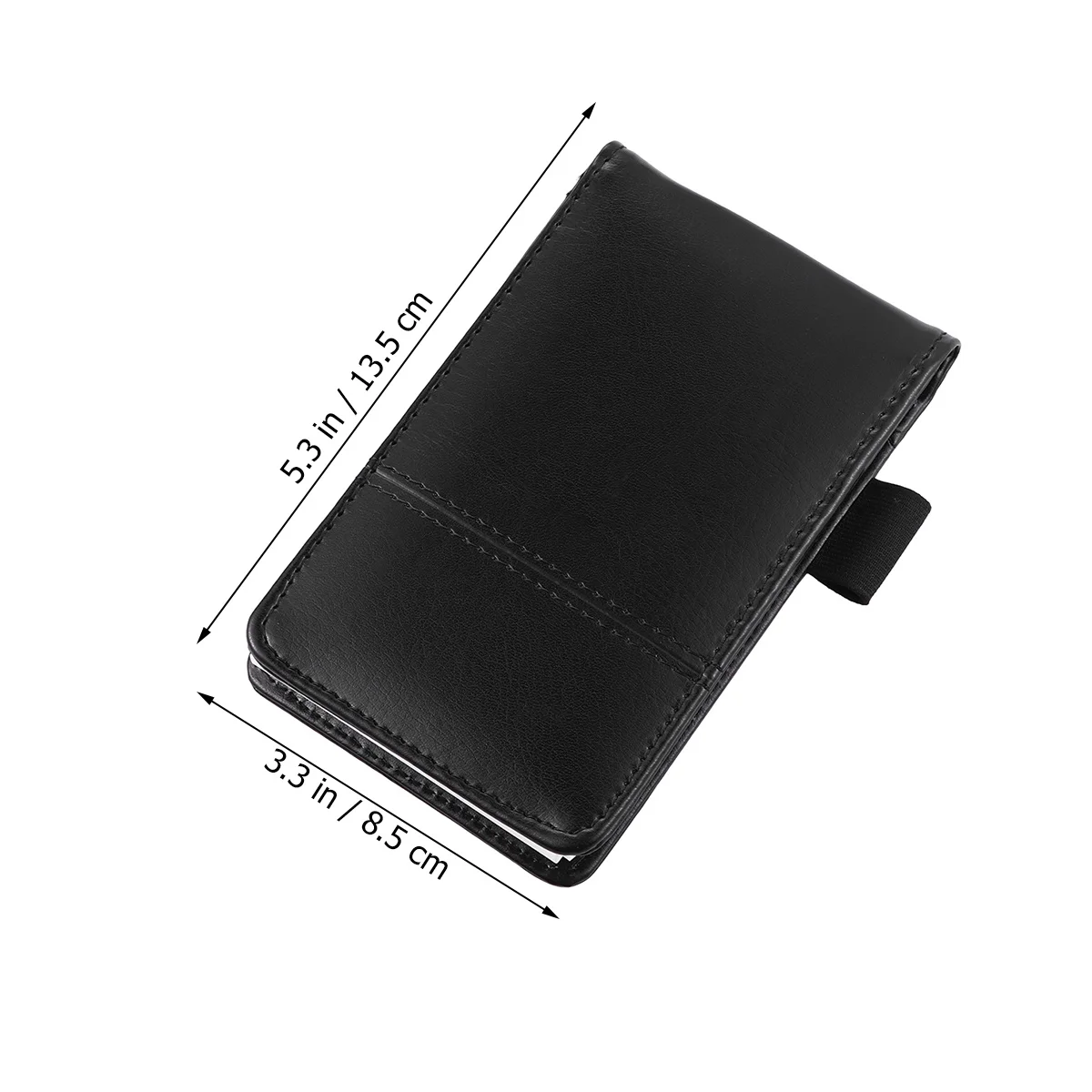 

A7 Size Notepad Memo Pad Portable Writing Pad for Indexing Books Office Stationery Supplies Black Design