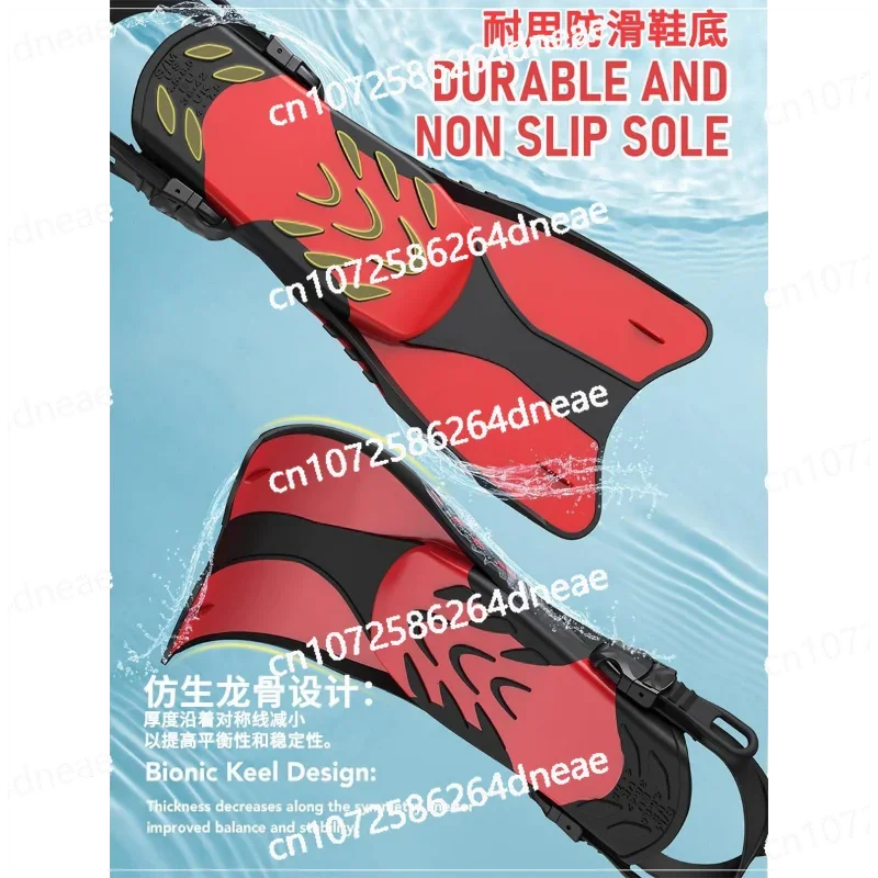 Professional Adjustable, Diving Flippers, Training Frogs, Outdoor Sports Snorkeling Gear