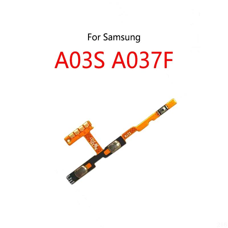 Power Button Switch Volume Mute Button On / Off Flex Cable For Samsung Galaxy A03S A037 A037F