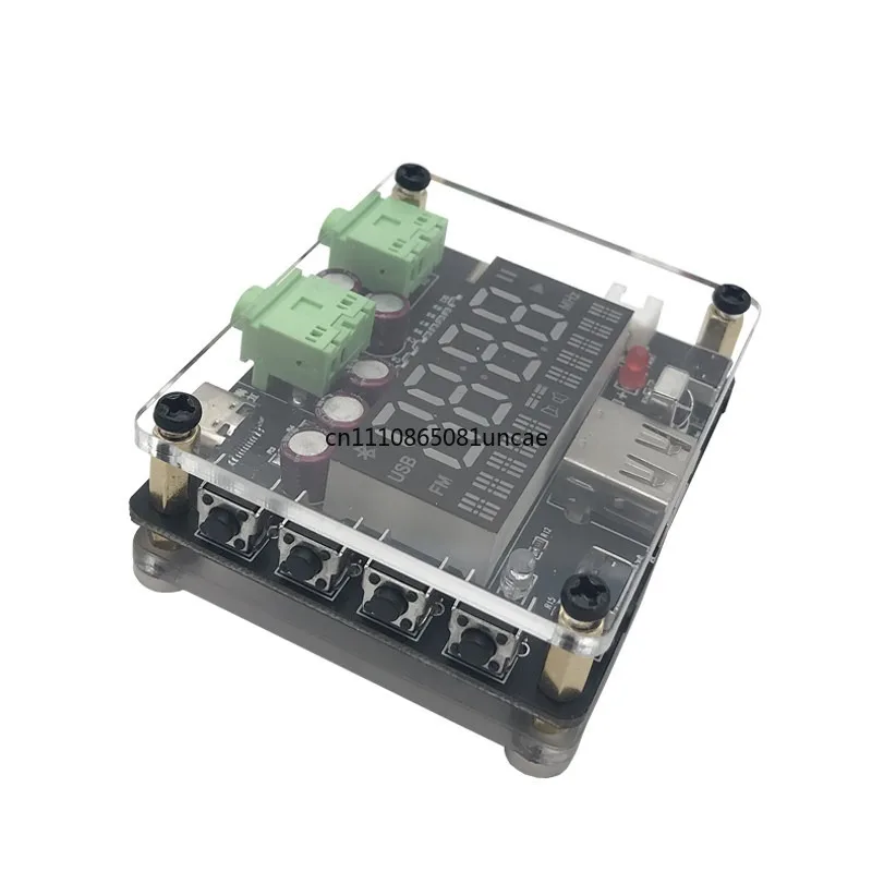 High fidelity U disk player hifi lossless 5.3 bluetooth audio decoder board power amplifier audio FM receiver with screen