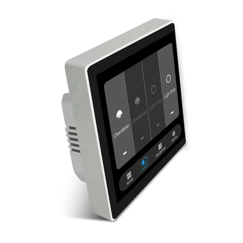 Nouvelle scène tu ya panneau de commande commutateurs à domicile écran tactile affichage OLED avec fonction Zigbee