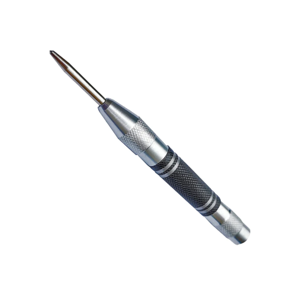 Automatic Center Punch Locator Spring Type Glass Striker Window Breaker Centering Punch Tool for Metal Glass Wood