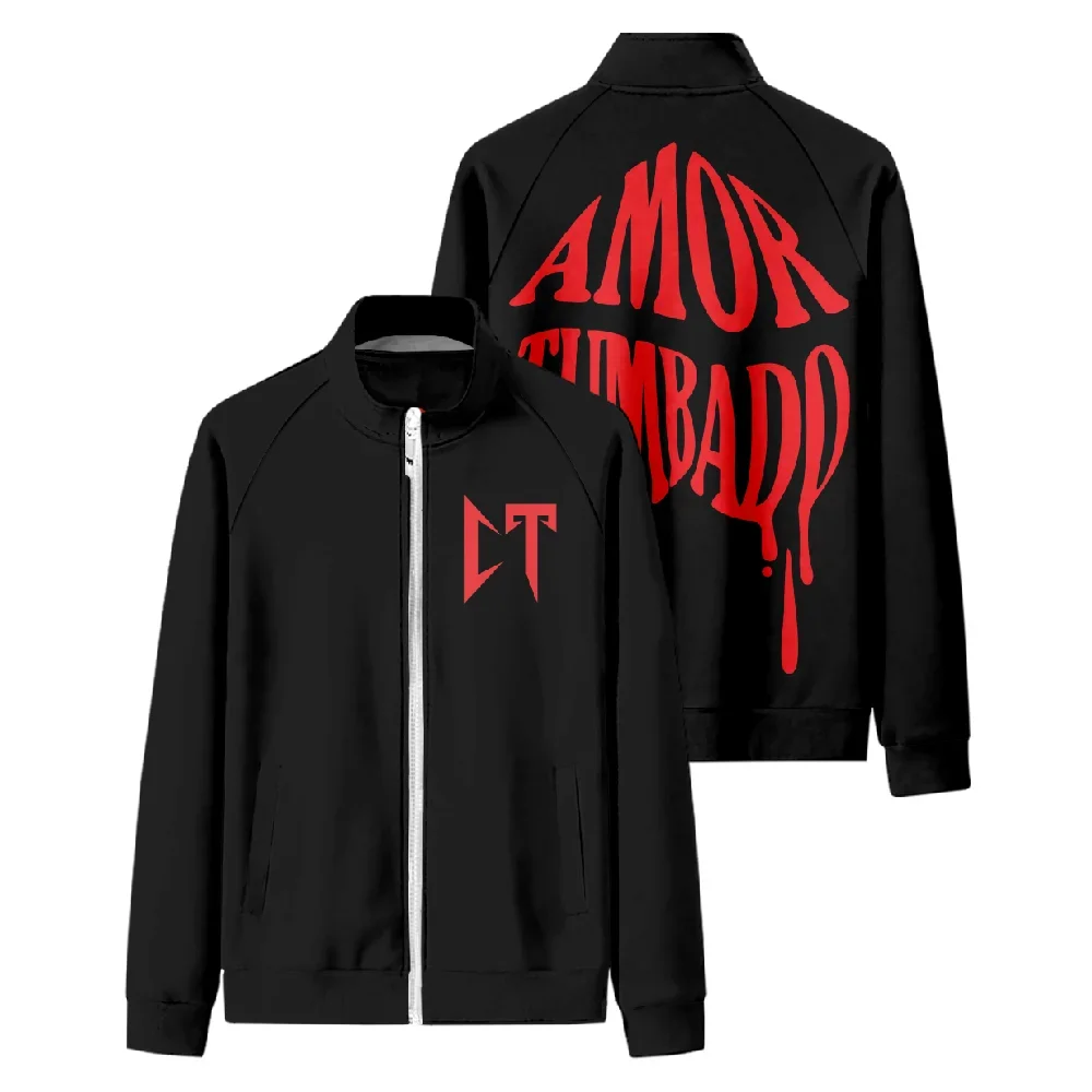 Natanael Cano CT Corridos Tumbados 3D Baseball Jacket Men Bomber Jacket Harajuku Hip Hop Hoodie Stand Collar Zipper Sweatshirt