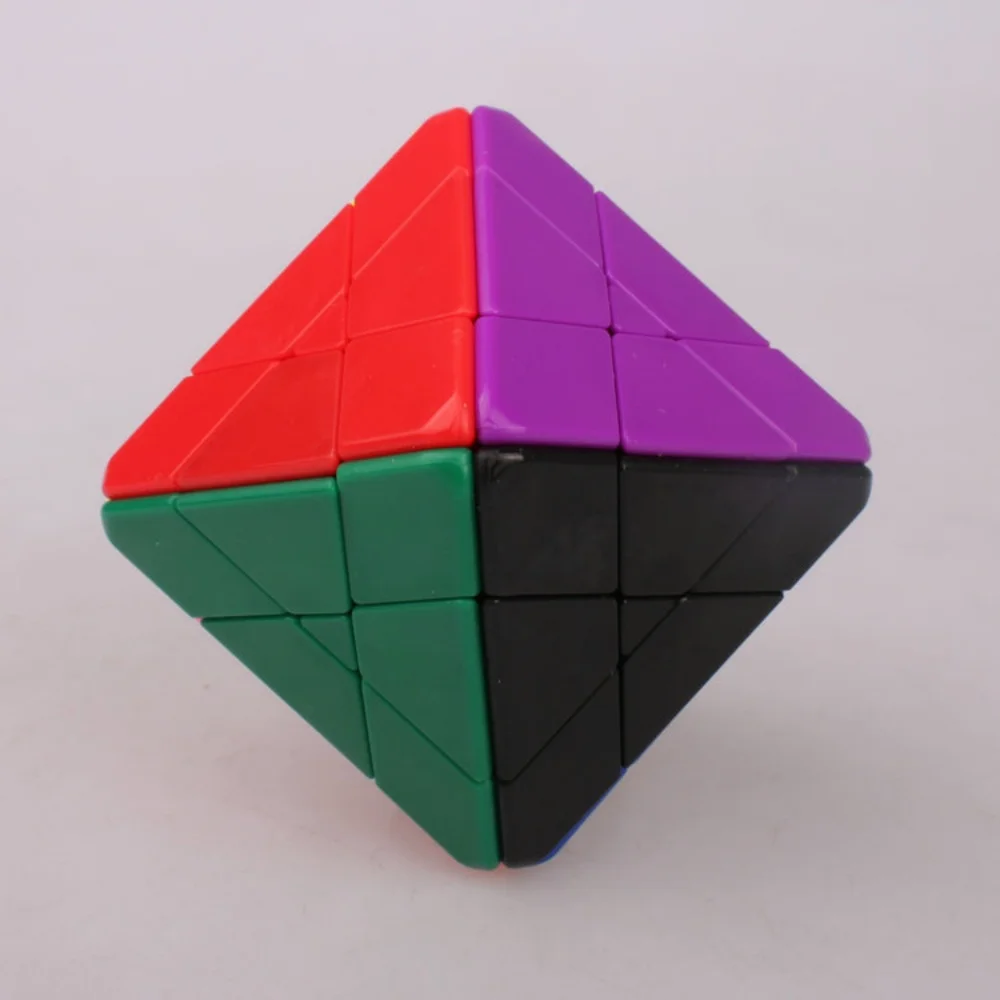 LanLan 8 Axis Octahedron Skewbed Magic Cube Diamond Professional Speed Puzzle Antistress Educational Toys