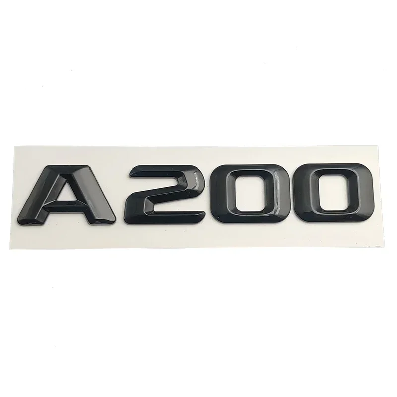 ثلاثية الأبعاد ABS الأسود سيارة رسائل لمرسيدس بنز A45 A160 A180 A200 A250 A260 W176 W177 شعار شارة لاصق للشعار اكسسوارات جذع