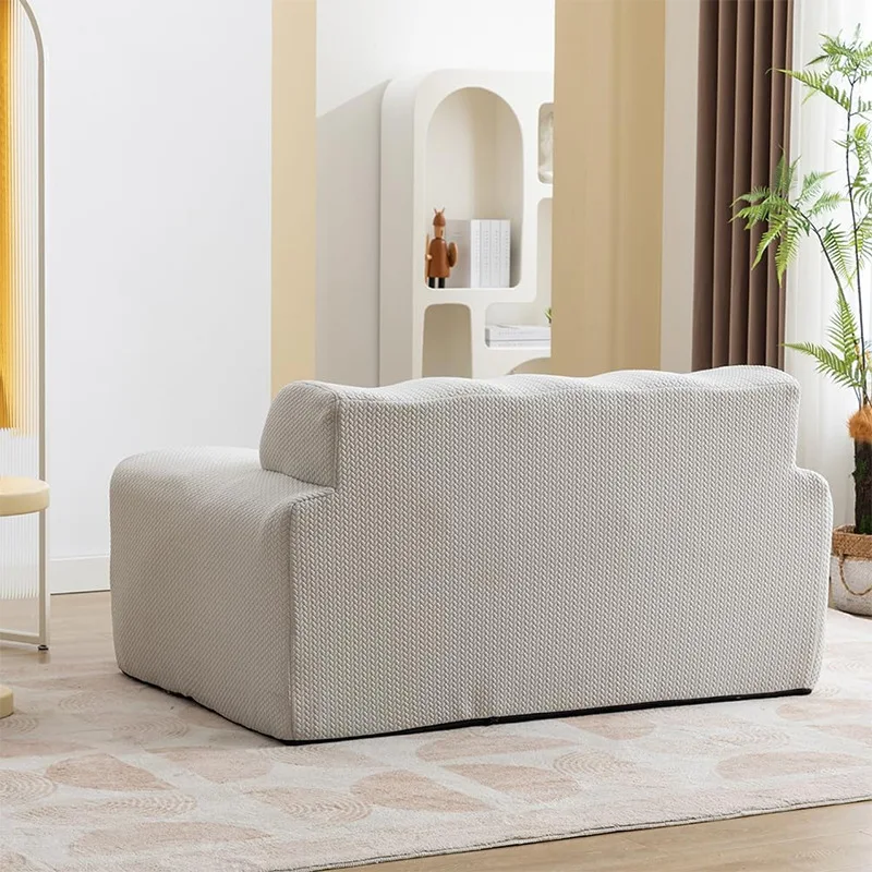 Fabric Sofas Modern Minimalist Sofa Living Room Bedroom Study Furniture Sofa Home Single Person High Resilience Cushion Couch