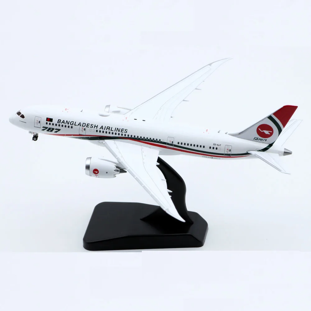 

Diecast Bengal Airlines B787-8 Civil aviation Airliner Alloy & Plastic Model 1:400 Scale Diecast Toy Gift Collection Display