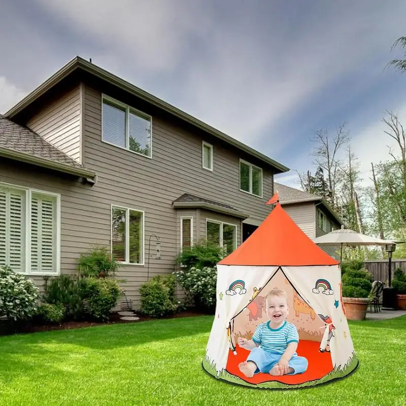 Infant Toddler Folding Tents Portable Castle Kids Play House Birthday Christmas Outdoor Camping Toys Gifts Room Decor