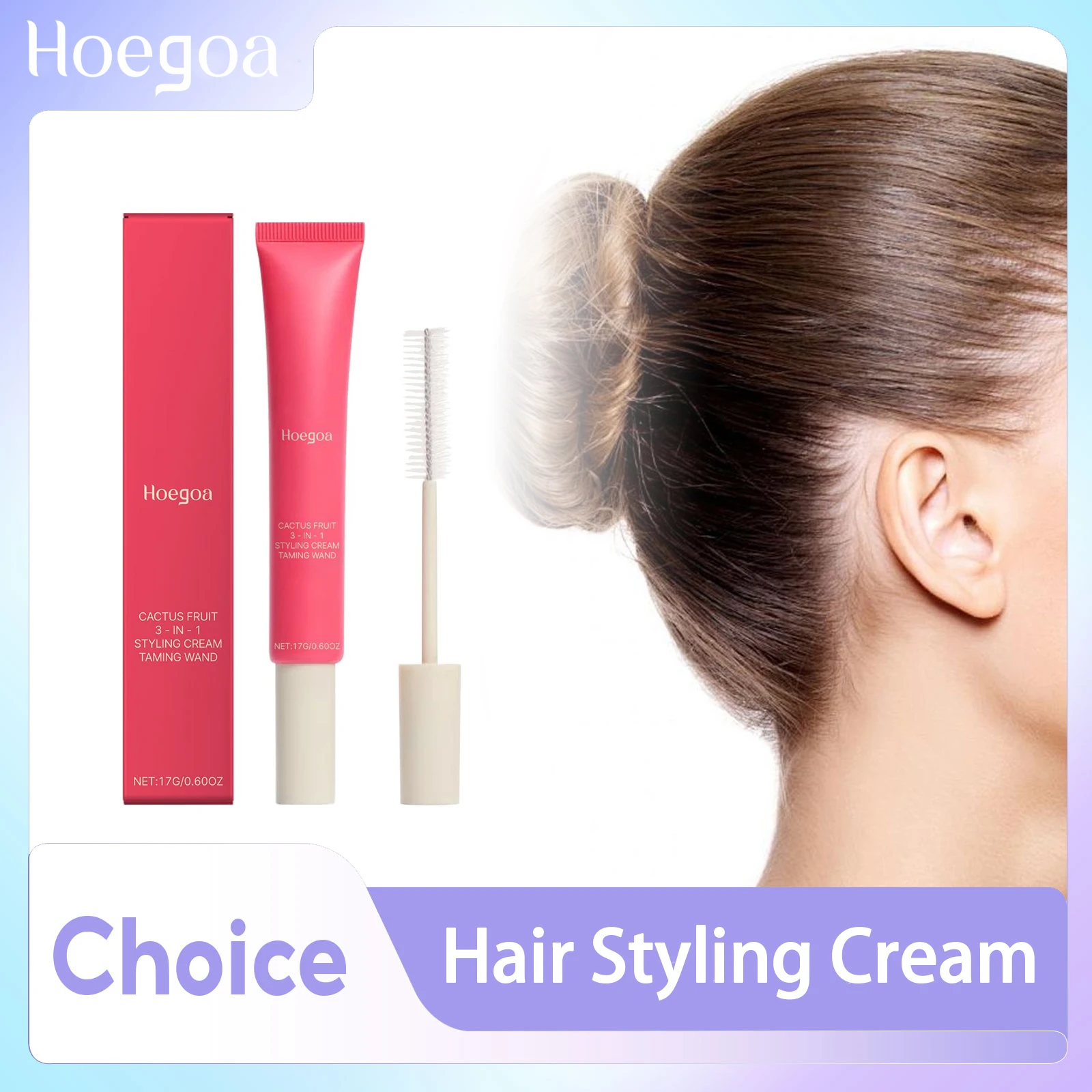 

Portable Hair Styling Cream Smooth Frizz Messy Loose Hair Finishing Not Greasy Hair Wax Stick For Men Women Broken Hair Artifact