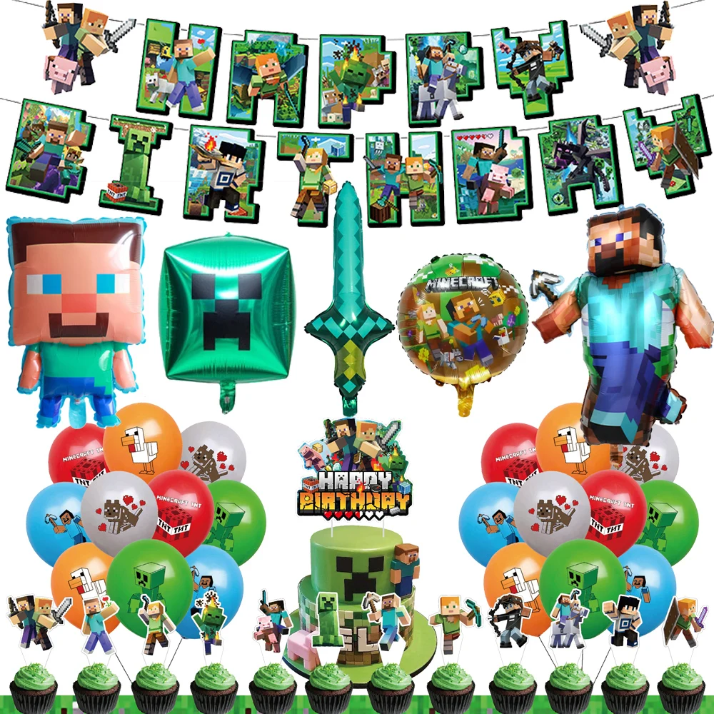 Minecraft Table Decorations: How to Create the Ultimate Gaming-Themed Party