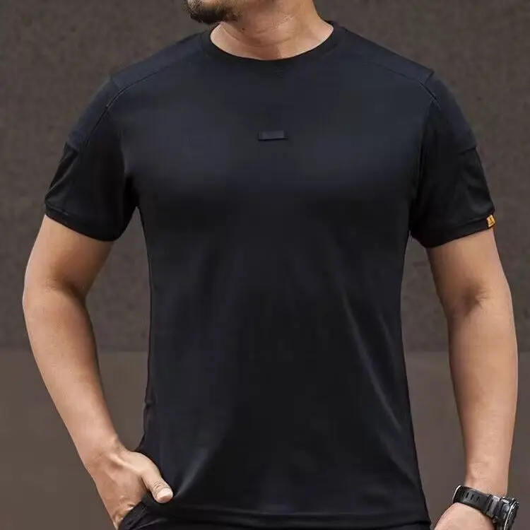 2026 new outdoor fishing sports vest tactical equipment vest camping drifting quick drying T-shirt team building sports top
