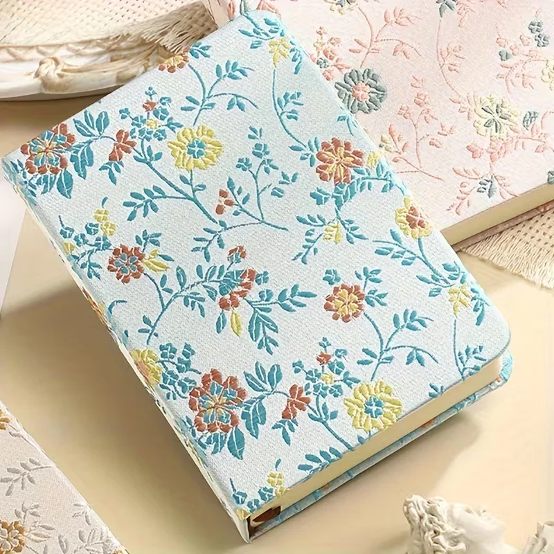 A6 Chinesisches Blumen-Brokat- – Notebook Dotted A5 Bewertung und Preis