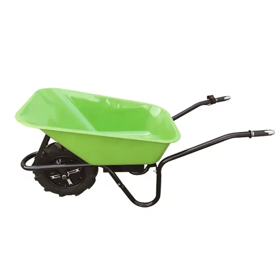 Hand Trolley Cart Electric Unicycle Agricultural Construction Site Electric Wheelbarrow Heavy  Electric Powered Wheelbarrow