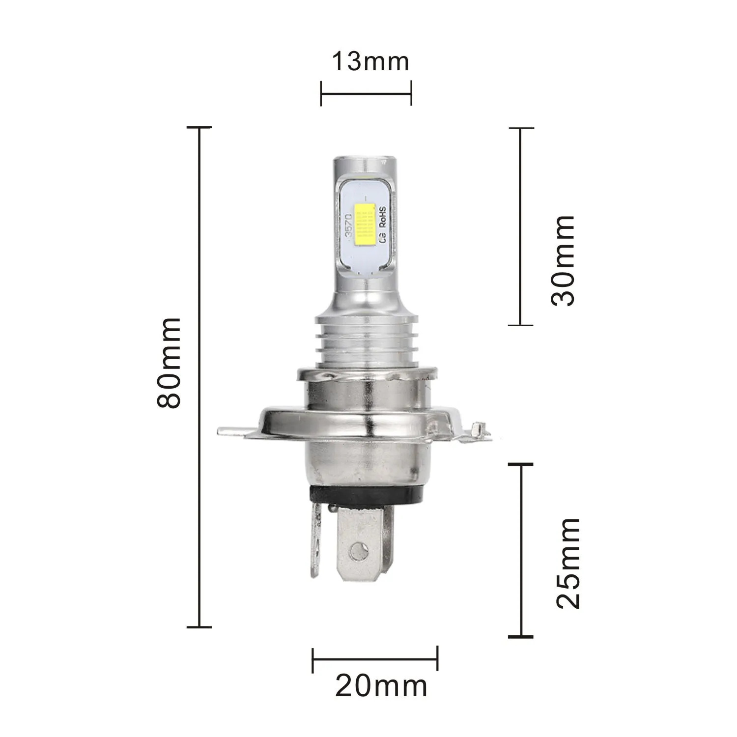 2 uds H7 CSP Mini LED H4 H1 H11 bombillas de faros de coche H8 HB3 HB4 9005 9006 Led Canbus 100W 20000LM 6000K 12V 24V luces antiniebla automáticas