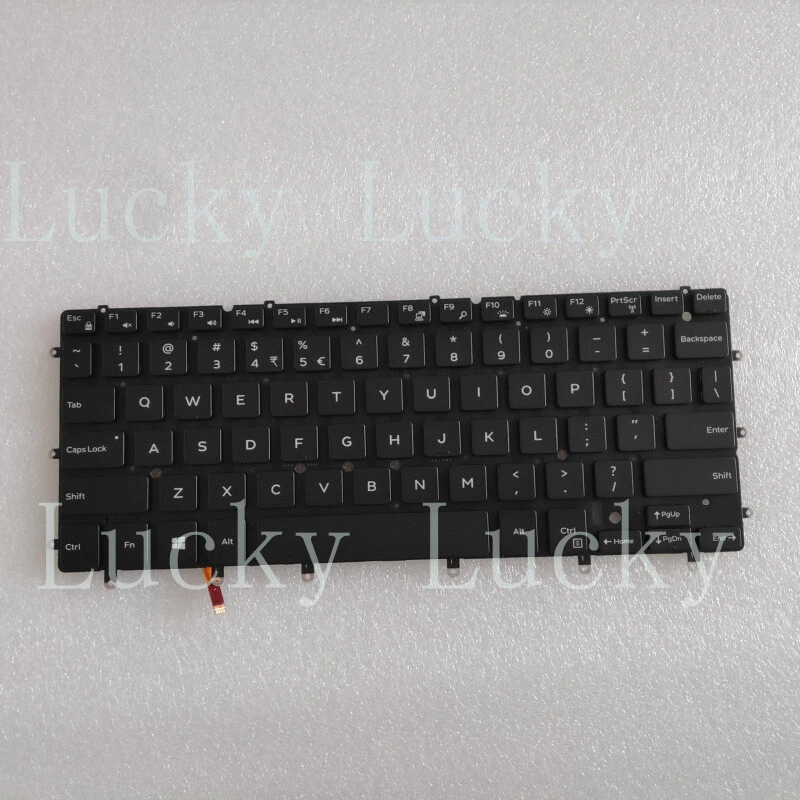 f  FOR DELL XPS 13 9360 9350 Keyboard with Backlight Small Carriage Return 04XVX6