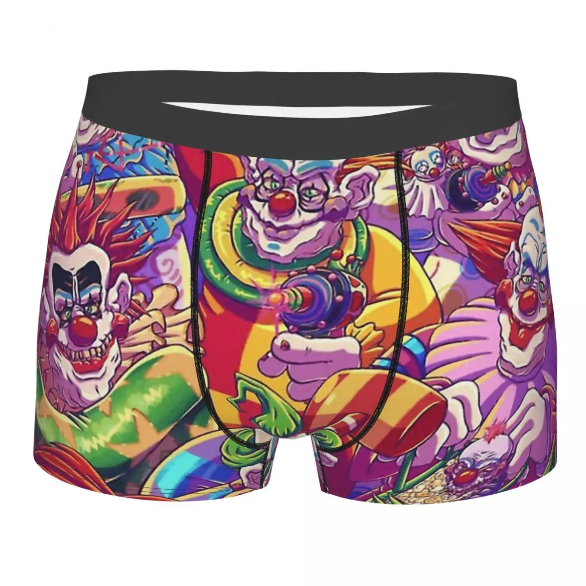 

Retro Fashion Men Boxer Briefs Killer Klowns Highly Breathable Underpants Top Quality Print Shorts Birthday Gifts