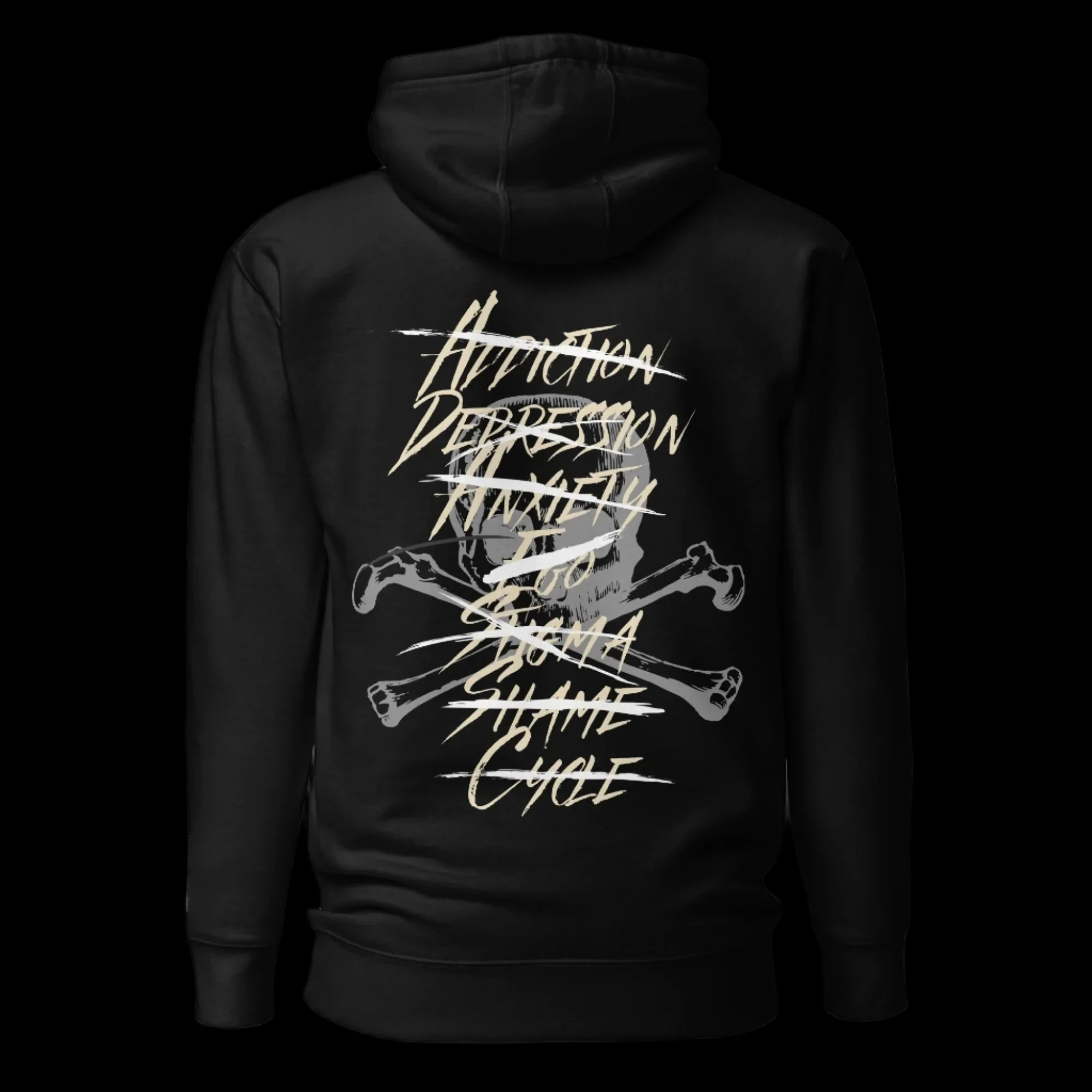 

2025 Autumn and Winter The Dream Tattoo Skull Hoodie High-end Luxury Is for Both Men and Women Top Y2k