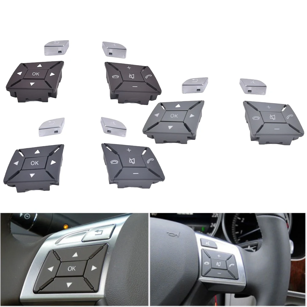 

For Mercedes Steering Wheel Buttons for C Class W204 E Class W207 CLA GLA GLK Replacement Multifunction Controls