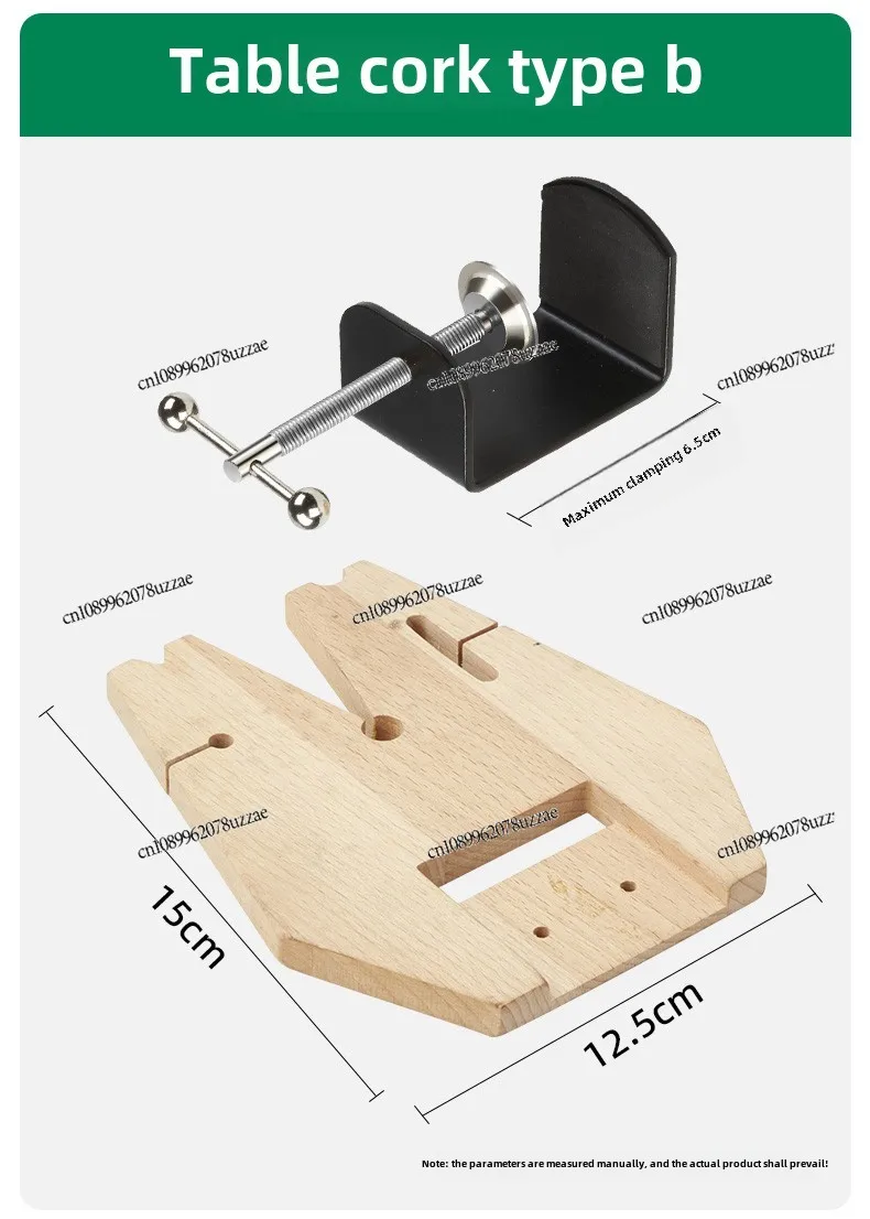 Metalworking Table Clip-type Table Wood Fixing Clip, Jewelry Countertop Clamping Iron Clip Gold Mold Wooden Table Plug Gold Tool