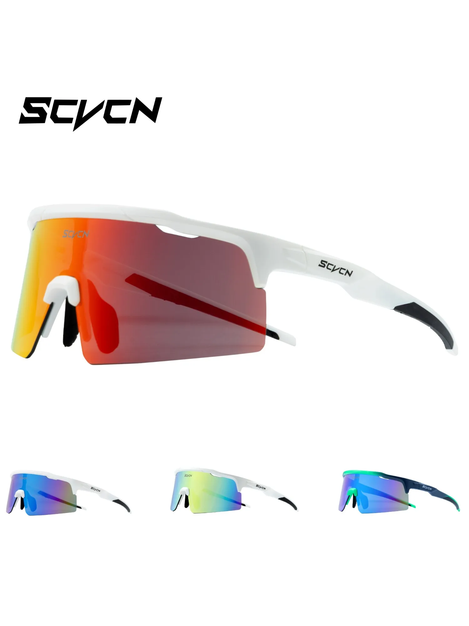 AliExpress SCVCN Cycling Sunglasses for Men Bike Photochromic Glasses Cycling MTB UV400 Goggles Women Hiking Eyewear Sports Running Glasses