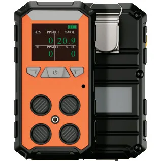 High Precision Ethylene EX O2 H2S CO LEL PPM Rechargeable 4-in-1 Multi-Gas Analyzer Detector Sensor Monitor