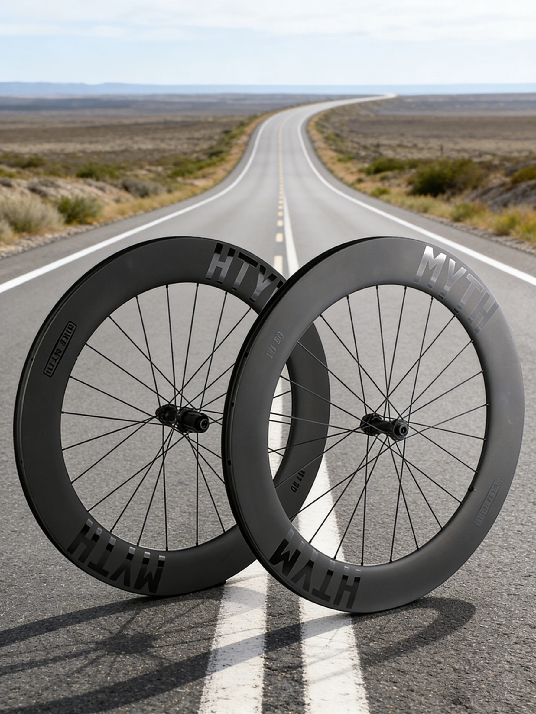 

Карбоновые клинчерные колеса BIKE MYTH TT Disc - Легкий аэродинамический карбоновый вилсет для гонок на время, триатлона и шоссейных соревнований