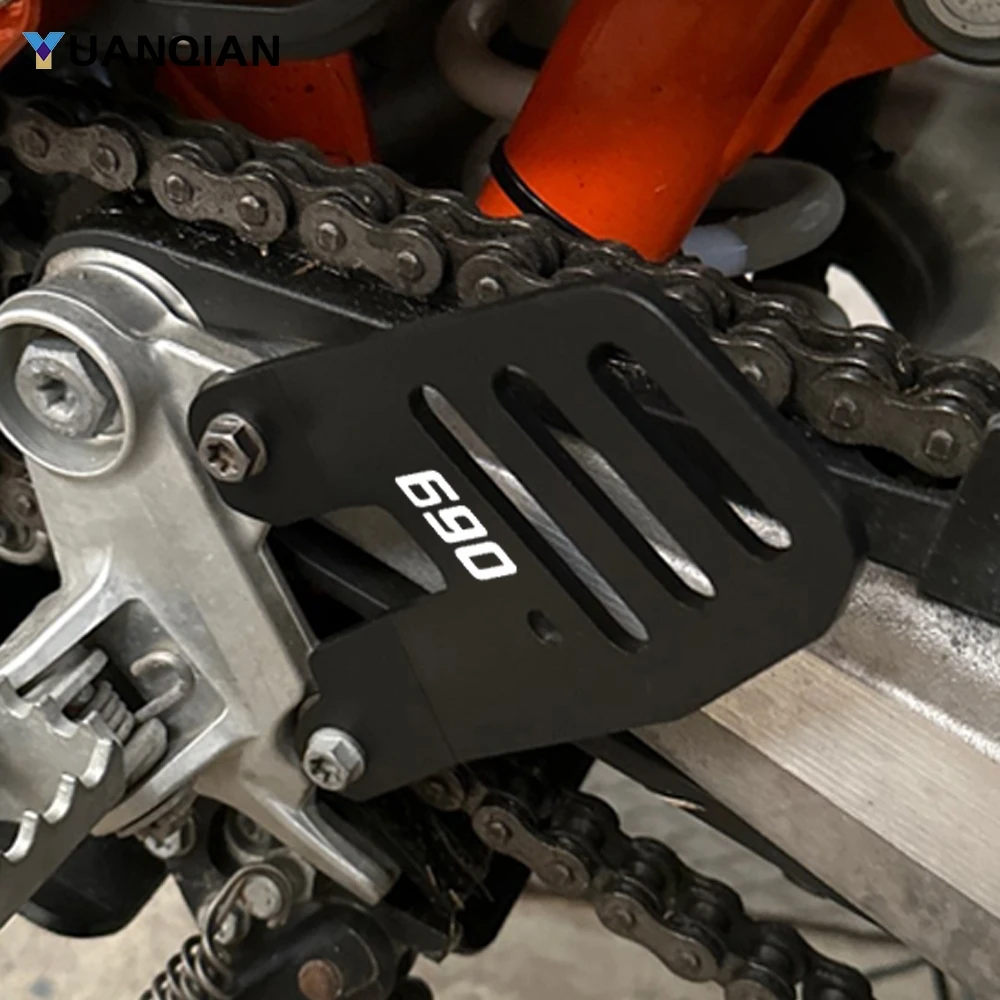 

For KTM 690 SMC R Enduro R 701 Enduro Supermoto FootPeg Footrest Rear Set Heel Plates Guard Protector For GASGAS 700 SM ES 700