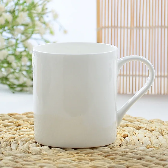Tazas de Café de Porcelana Fina de 330 ml, Vaso de Cerámica para Té, Taza Nespresso, Tazas Personalizadas, Porcelana para la Mañana