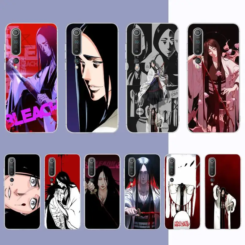 Unohana Retsu Bleach Japanese Anime Phone Case for Samsung S21 A10 for Redmi Note 7 9 for Huawei P30Pro Honor 8X 10i cover