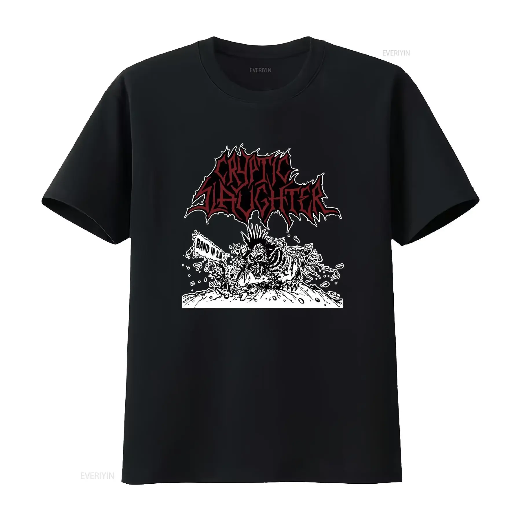 

Новая редкая футболка Cryptic Slaughter, хлопковая мужская футболка S 234XL THAEB02728, винтажная стираная универсальная домашняя дышащая дизайнерская одежда