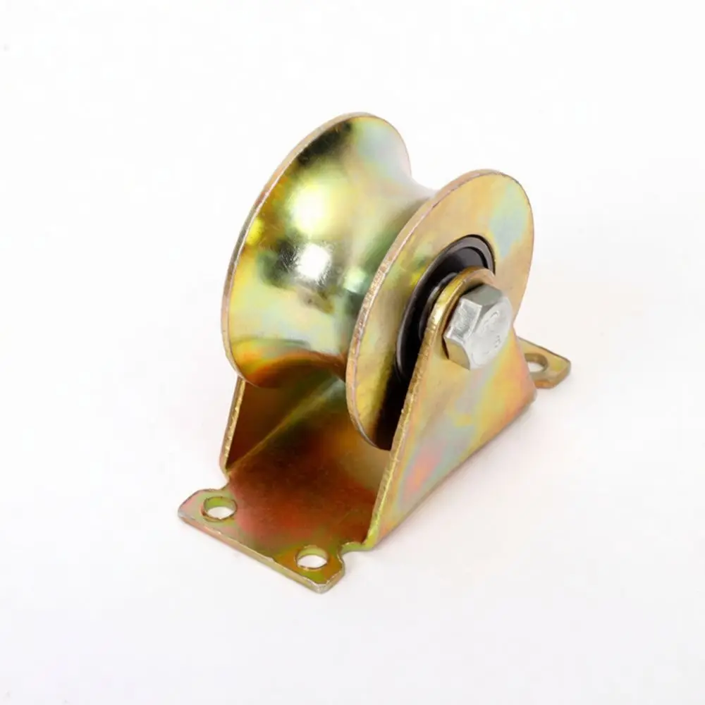 Industrial Guide Wheel For For Jinyang Sliding Door Track U V Type Groove Roller Steel Rail Bearing Hardware Material Handling
