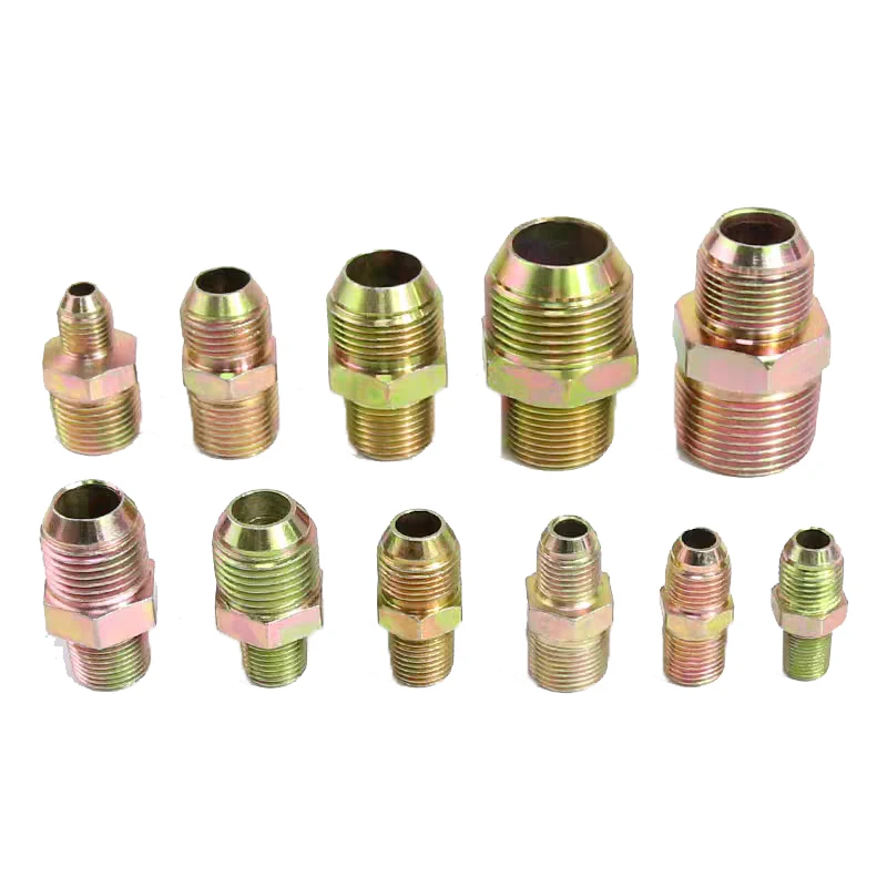 Connecteur de tuyau à joint fixe, connecteur de tube de pompe à huile lubrifiante, raccords de machine-outil CNC