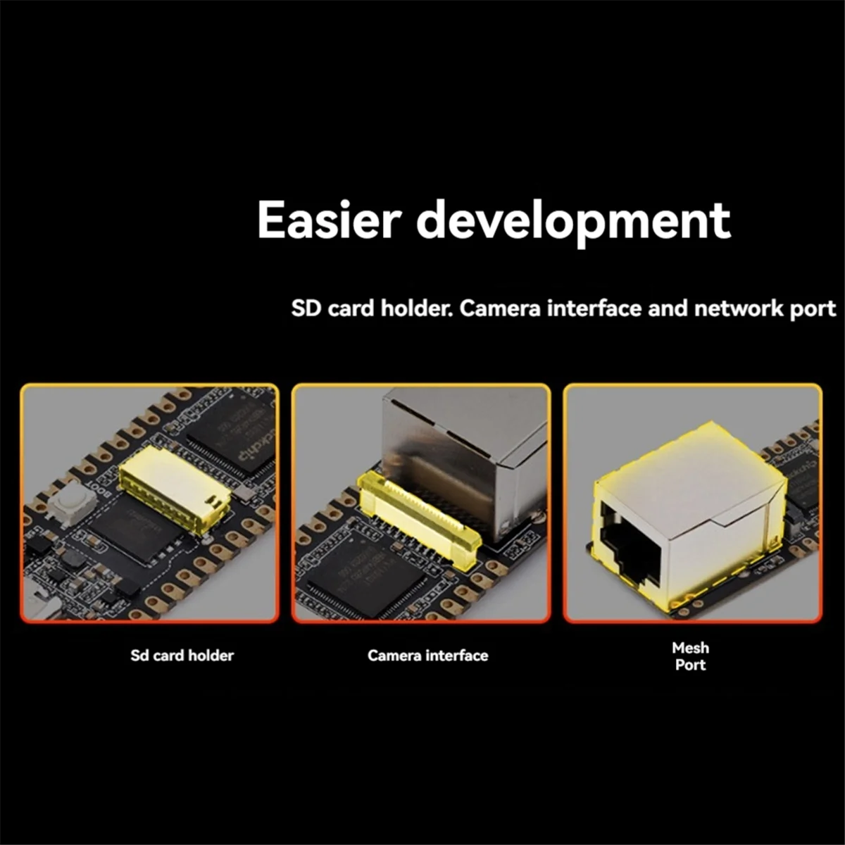 Модуль разработки AT87-Модуль разработки для Luckfox Pico Plus M Luckfox RV1103 Linux Cortex-A7 Макетная плата с сетевым портом