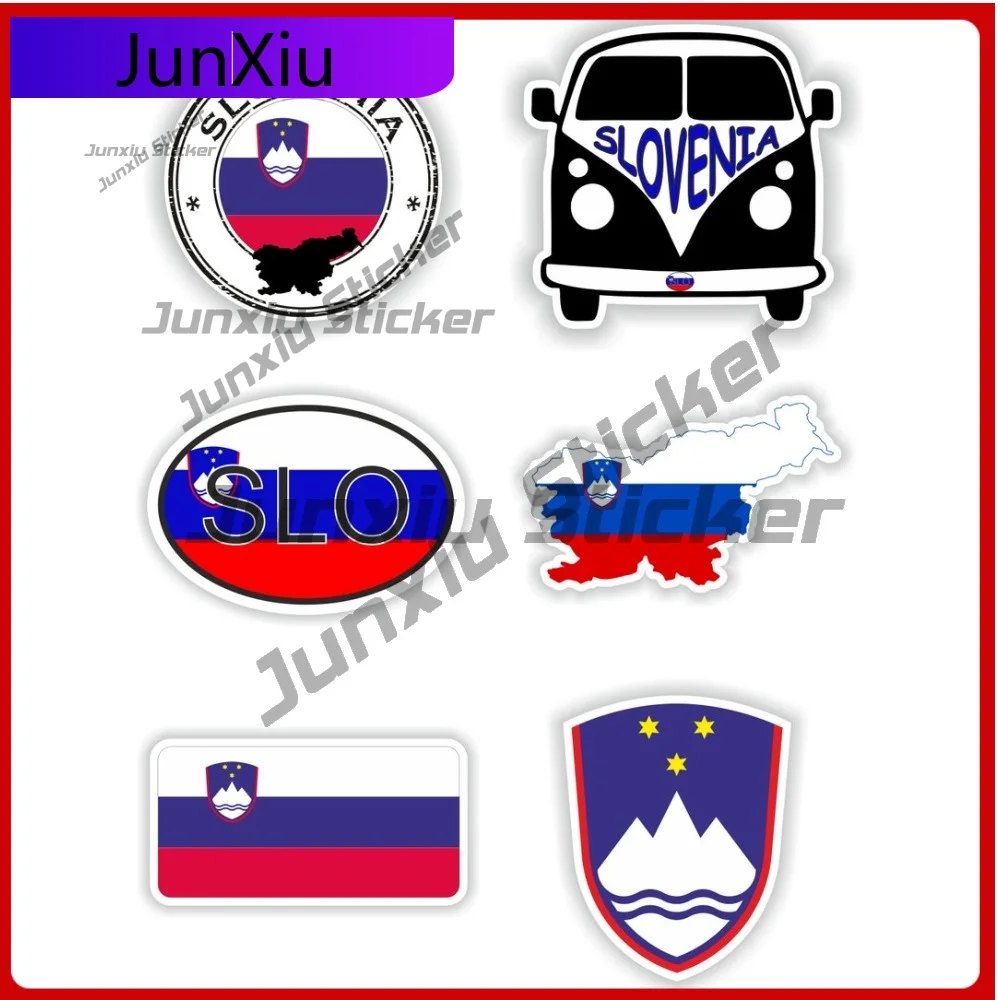 

Slovenia Set Sticker Vinyl Waterproof Decals Custom Decals Decoration Door Car Sticker To Cover Scratch Refit Suv Outdoor Campin