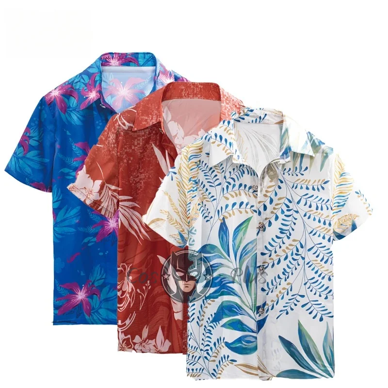 

SBluuCosplay Sylus Zayne Rafayel Xavier Caleb Hawaiian Aloha футболка косплей костюм Love and Deepspace R качественная повседневная одежда