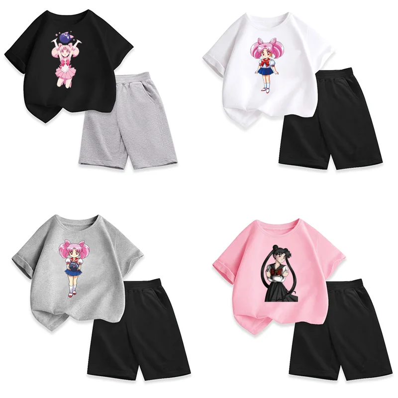 Sailor Moon Tsukino Usagi Clothing patches vinyl stickers DIY patches for children stripes appliques iron on transfer