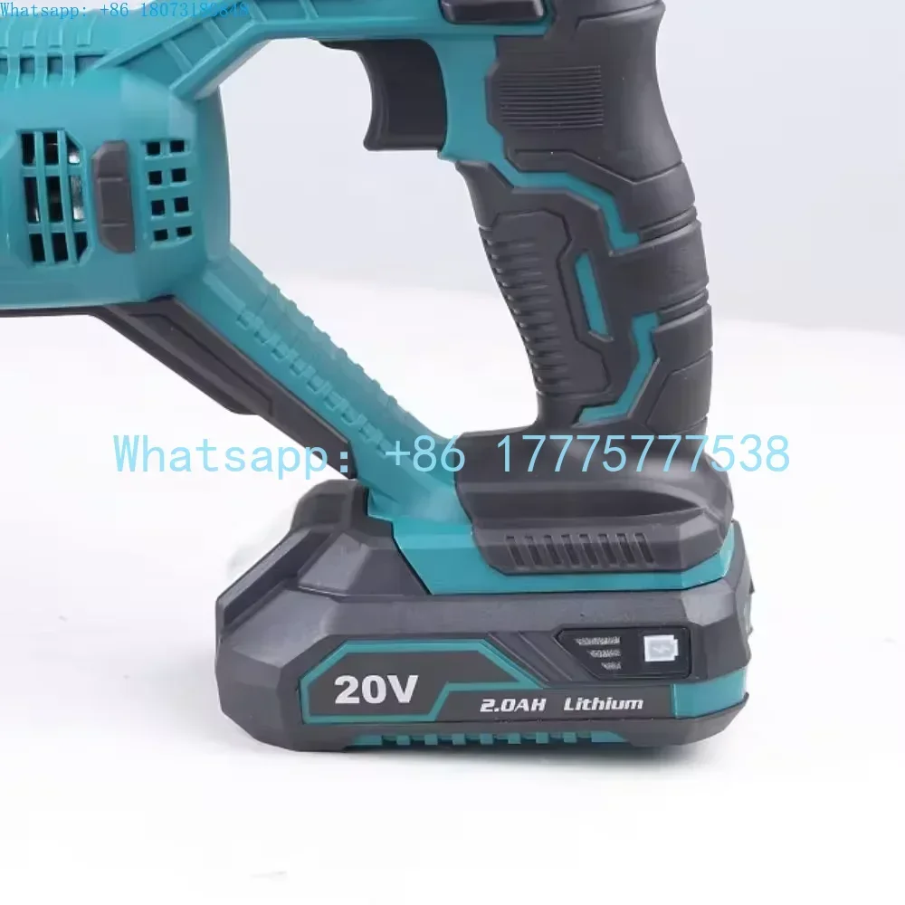 Industrial Grade  Variable Speed Cordless 21V 24V 2000mAh Lithium Battery Powerd Cordless Electric Reciprocating Saw