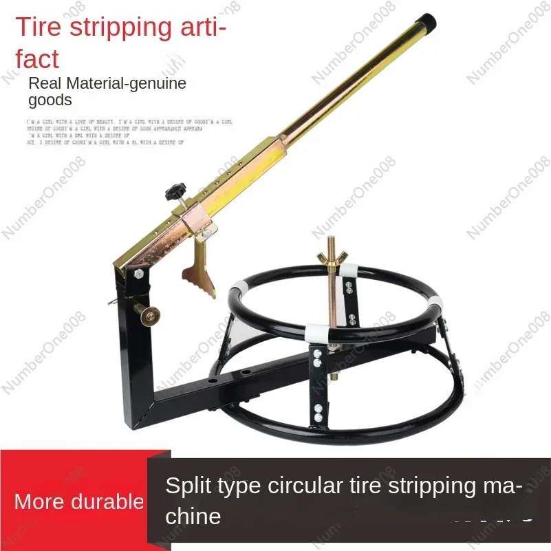 Motorcycle Split Round Tire Peeling Machine Tire Remover Tire Press Manual Peeling Tool