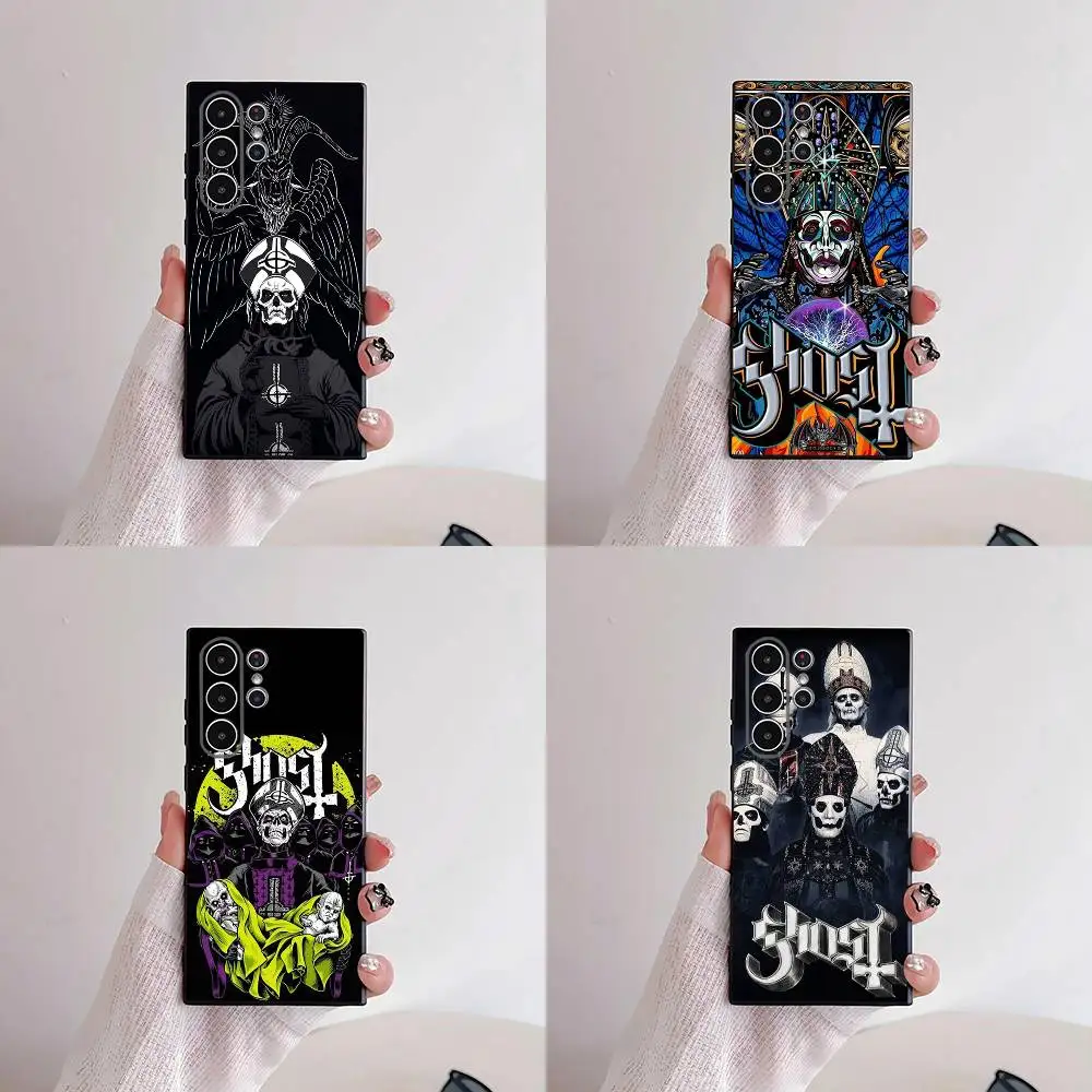 G-Ghost Heavy Metal Band Phone Case For Samsung S25,S24,S21,S22,S23,S30,Ultra,S20,Plus,Fe,Lite,5G Black Cover